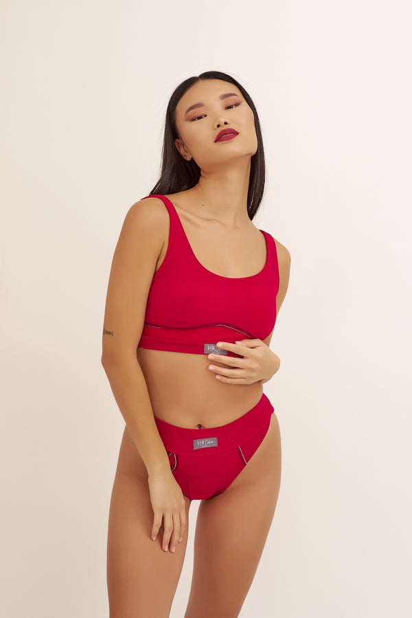 Athletic Top-red